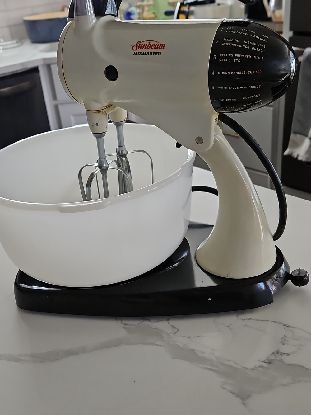 Vintage Sunbeam Mixmaster with Bowl 1950s